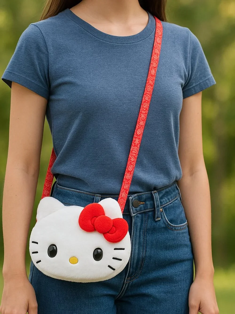 NEW Hello Kitty Sanrio Purse Pets w/ 30 Sounds Blinking Eyes Crossbody Bag Inter